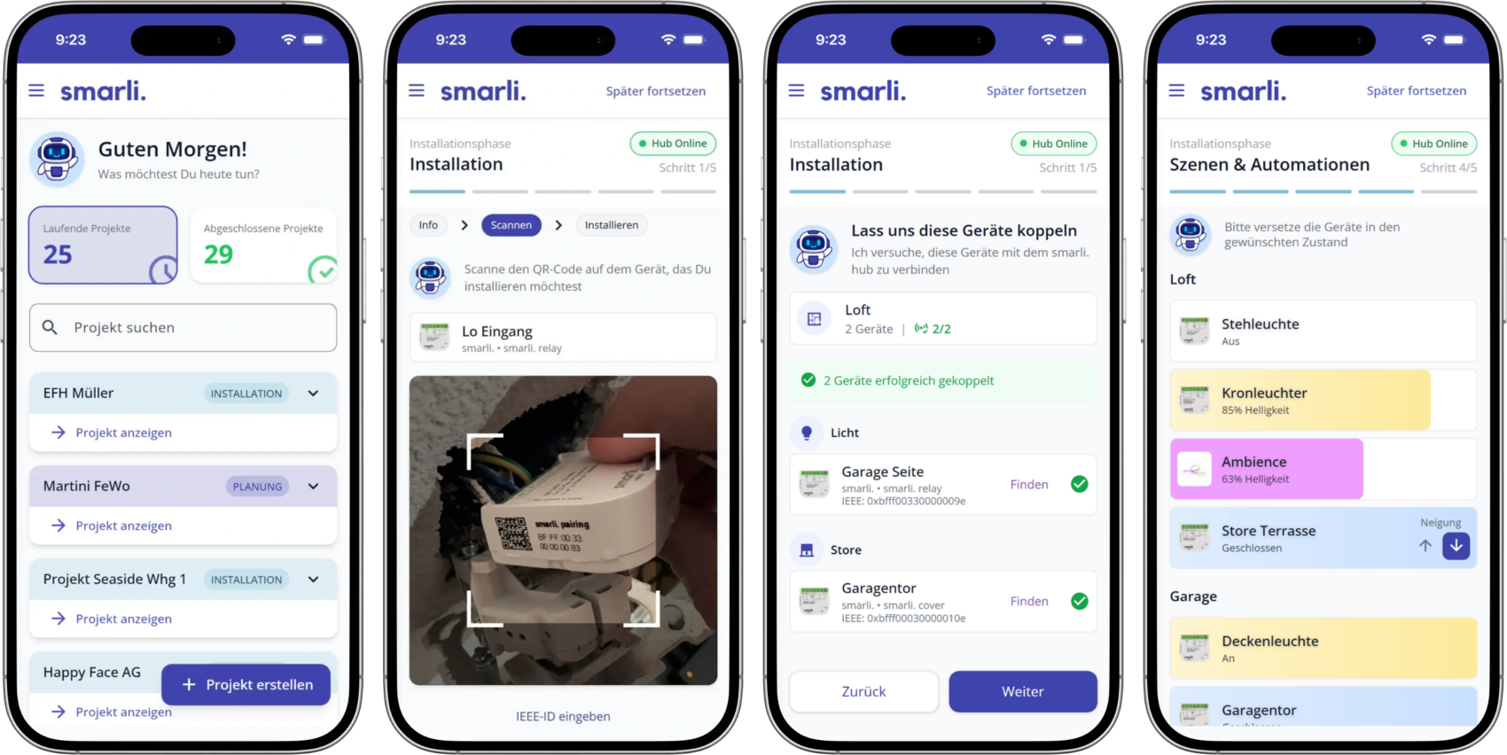 Planung, Installation & Konfiguration mit der smarli. Partner-Engine